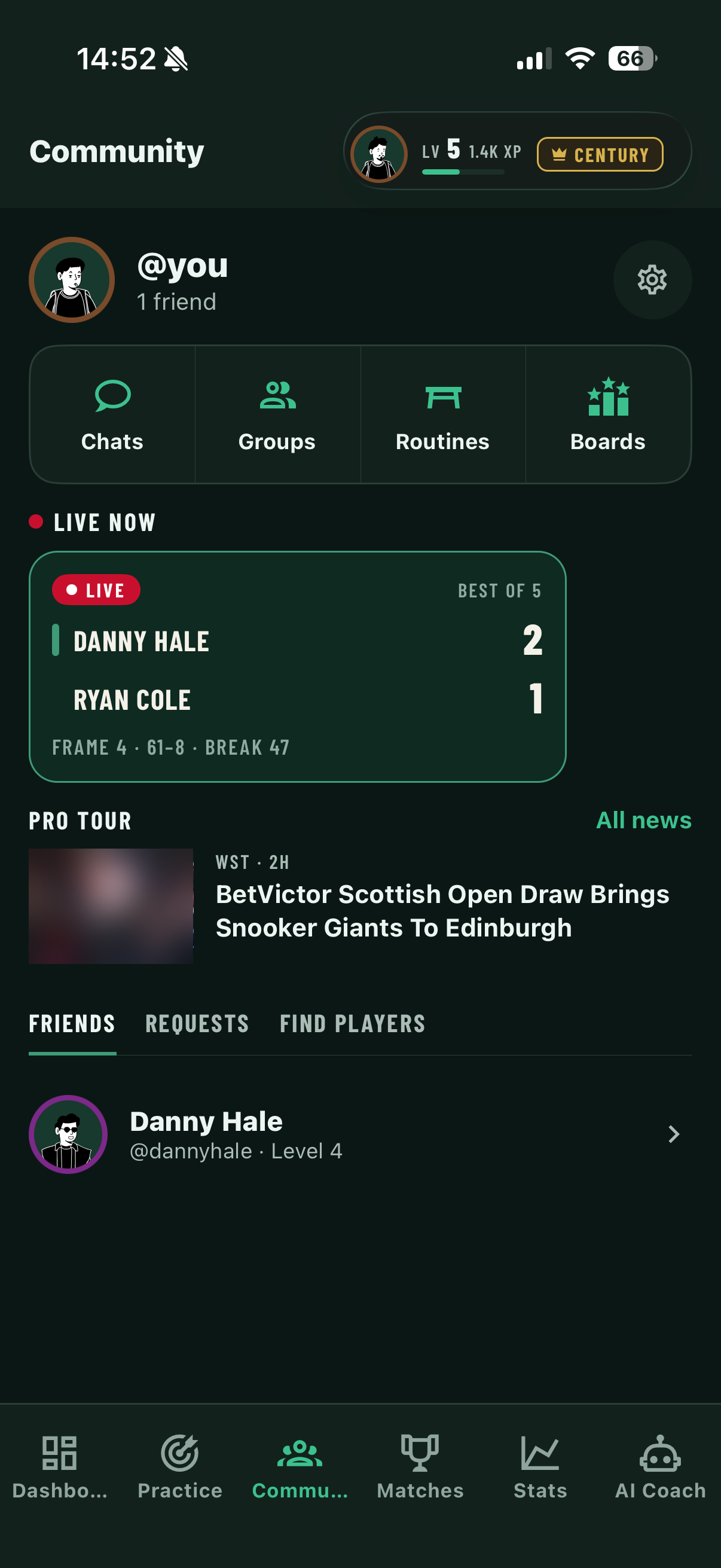 Community in Snookered